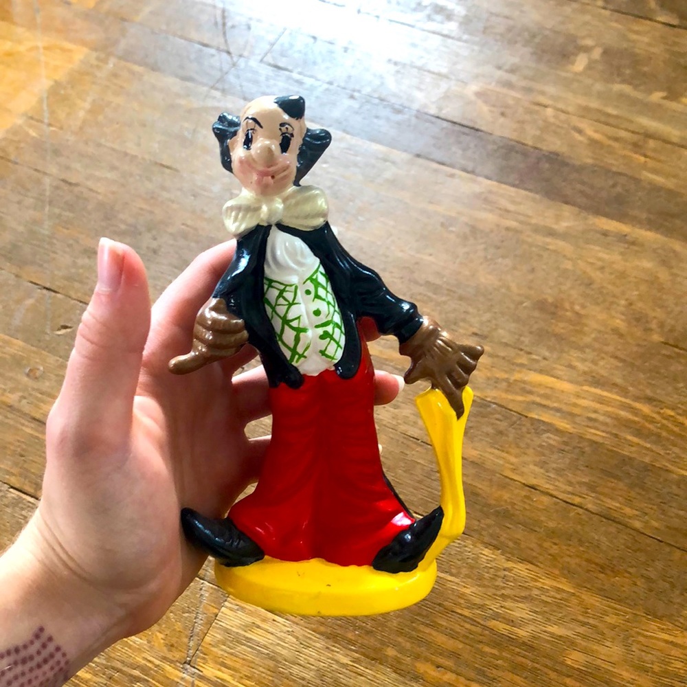 Vintage clown tramp porcelain figure